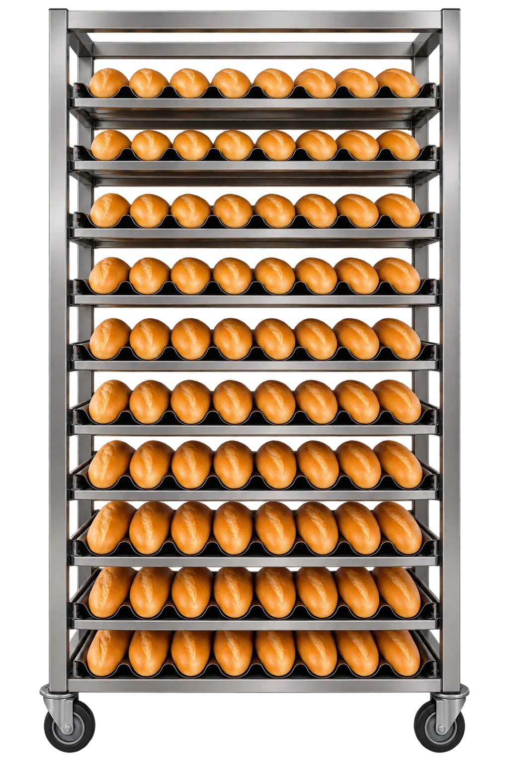 عربة رفوف الخبز