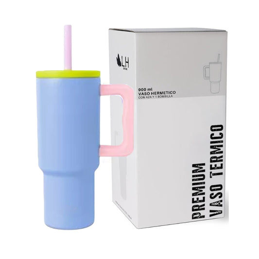 Vaso Térmico Premium 900 ml Celeste Mul