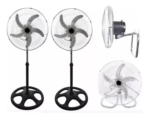 Pack de 2 ventiladores  de pie